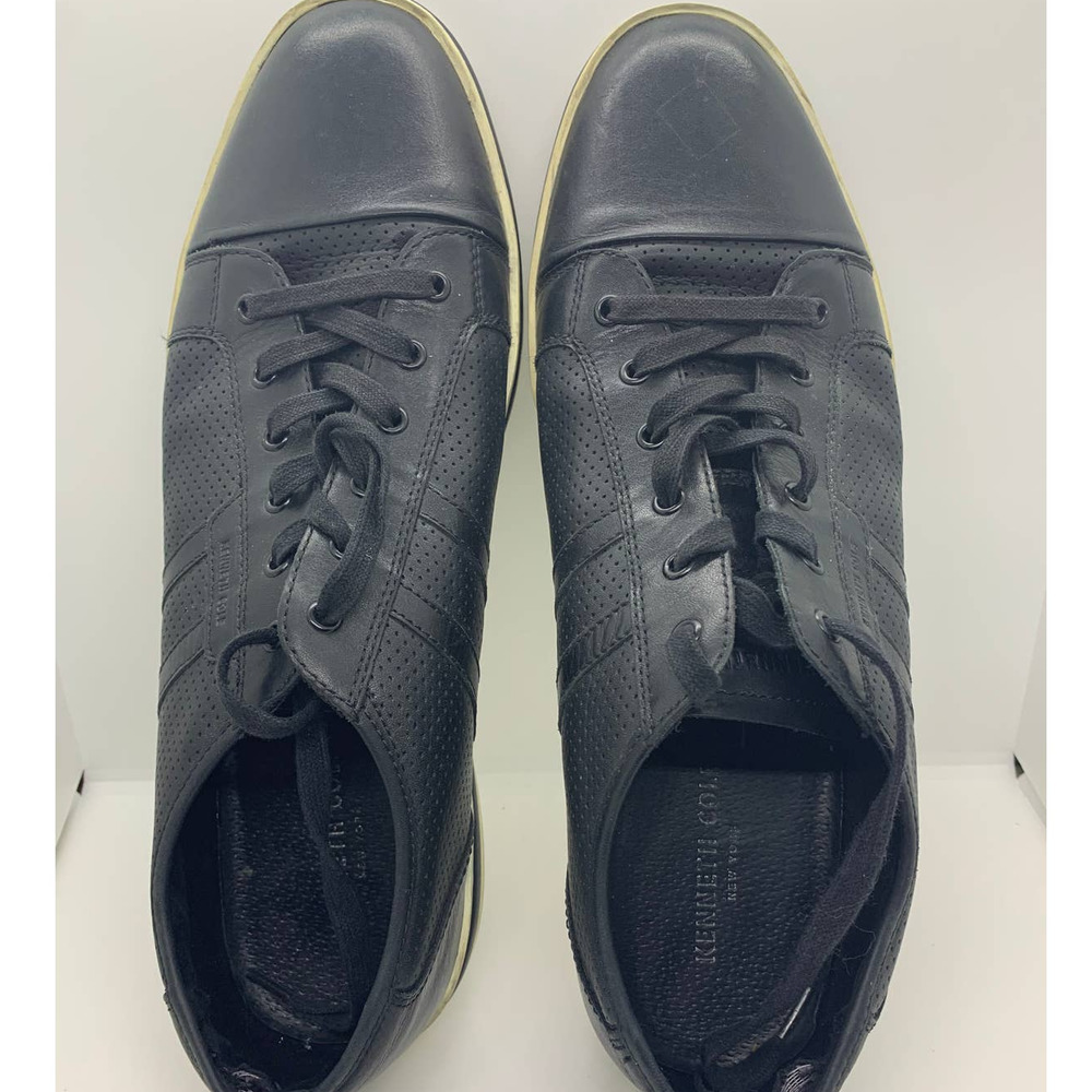 Kenneth Cole black Leather Sneakers. Size 13. Good condition.‎